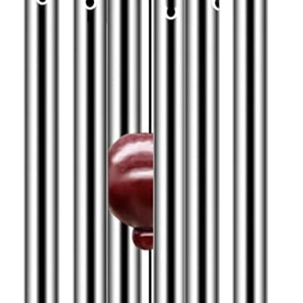 Wind Chimes for Outside, Wind Chimes Outdoor Deep Tone with 6 Metal Tubes and Ho